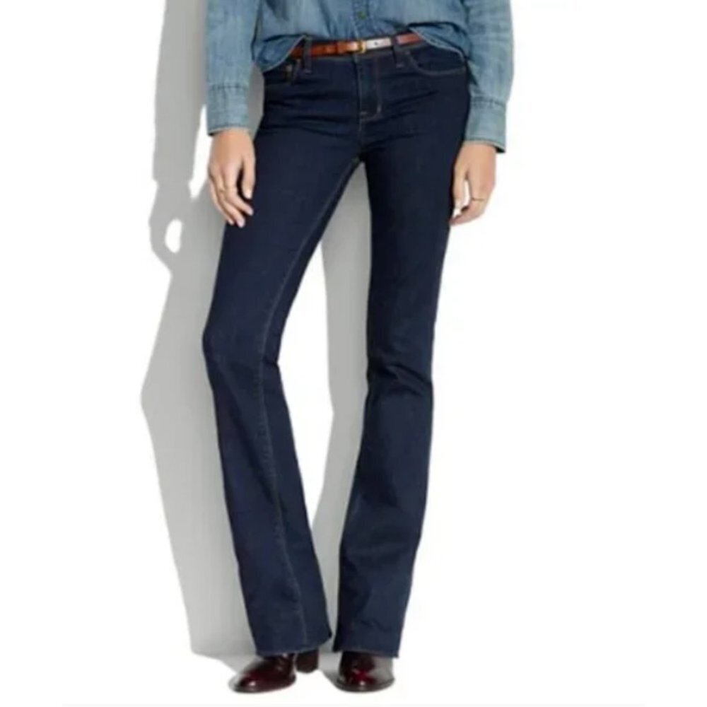 New MADEWELL Dark Wash Stretch Cotton Boot Legger Jeans Size 32x32